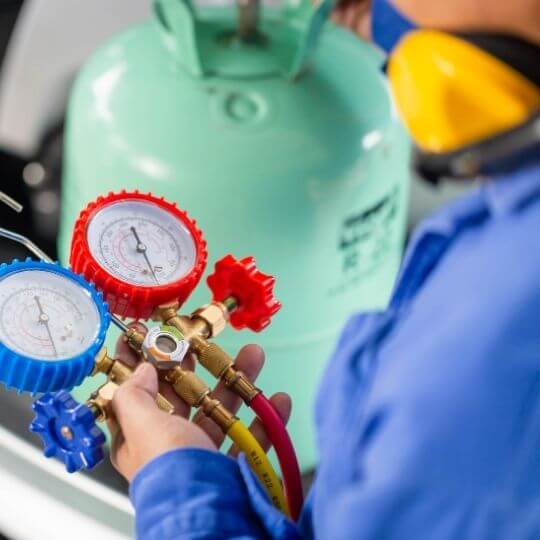 controllo gas condizionata